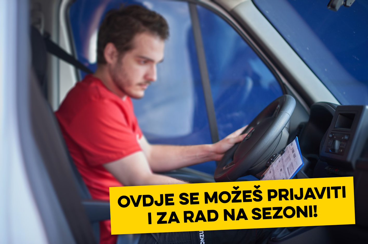 Vozač - dostavljač u Internet prodavaonici (B kategorija) (m/ž)